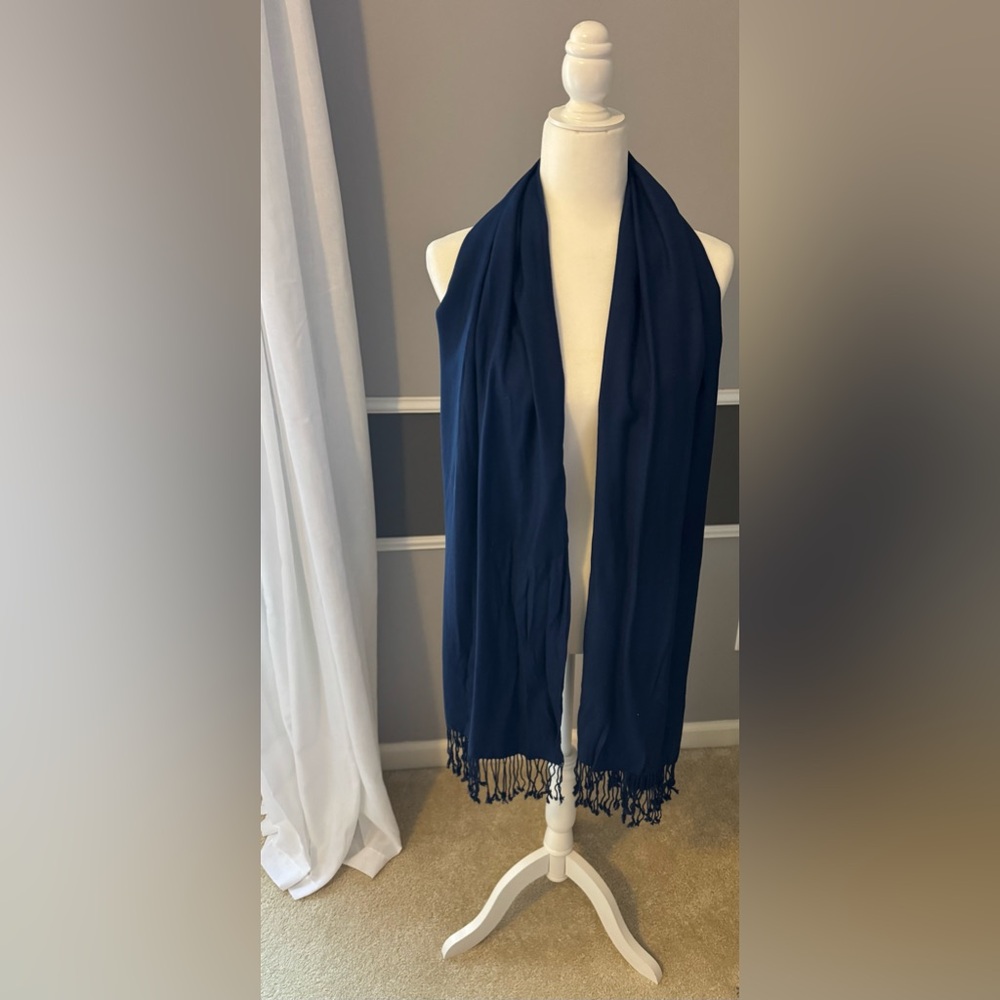 Source Unknown Deep Blue Scarf - image 1